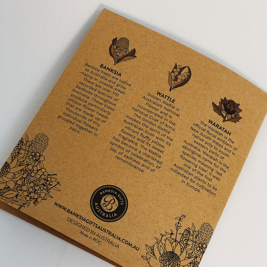 A unique Australian Greeting Card and Gift all in one