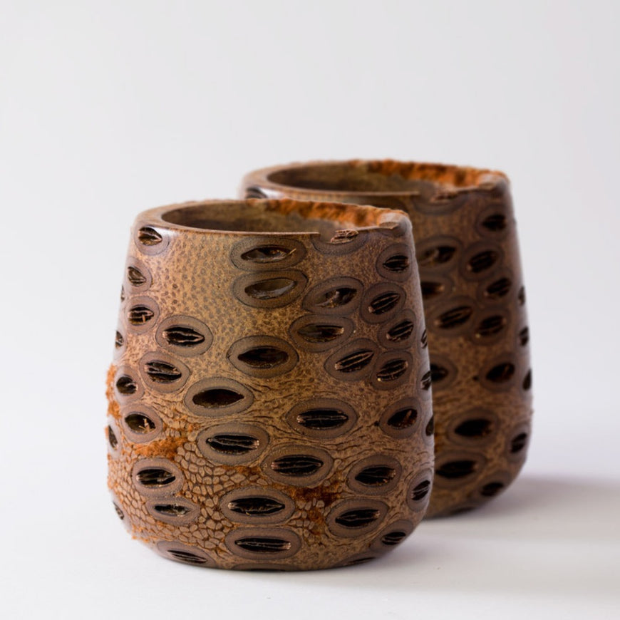 When shaped and hollowed, candlelight can be seen flickering through these naturally formed holes casting a beautiful effect by night.